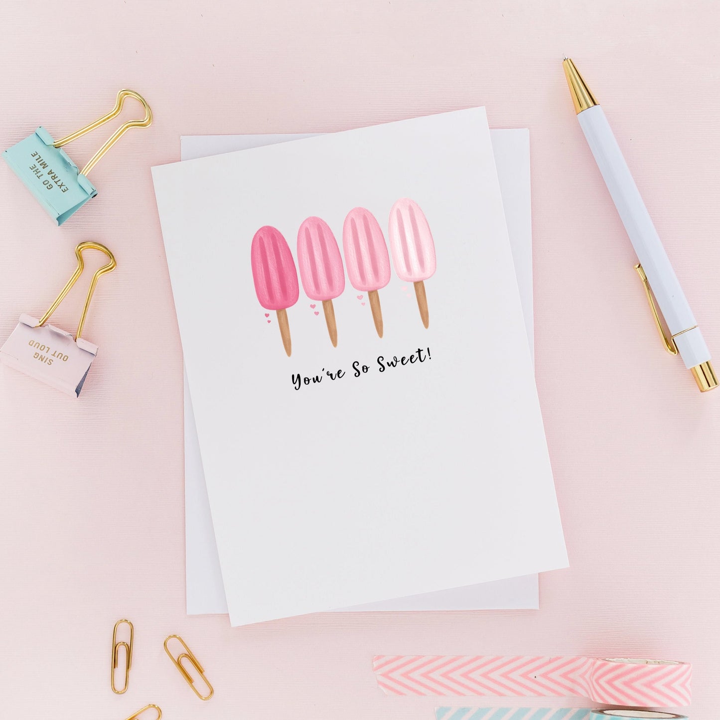 You're So Sweet Popsicles Greeting Card